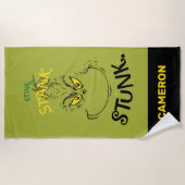 Serviette De Plage Citation de Mister Grinch : Beurk Beurk Beurk (Devant)