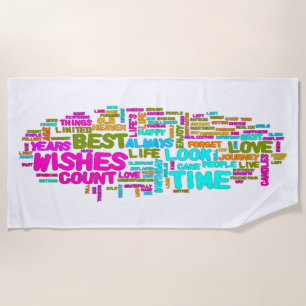 Serviette De Plage Citations de vacances d'été
