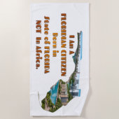 Serviette De Plage Citoyen Floridien (Devant)