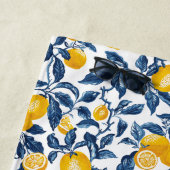 Serviette De Plage Citrons méditerranéens Motif sans couture (En situation)