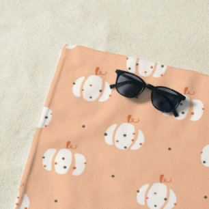 Serviette de plage Citrouille Motif Abstrait