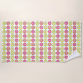Serviette De Plage Citrus Fruit Citron Lime Orange Grappe Imprimer (Devant)