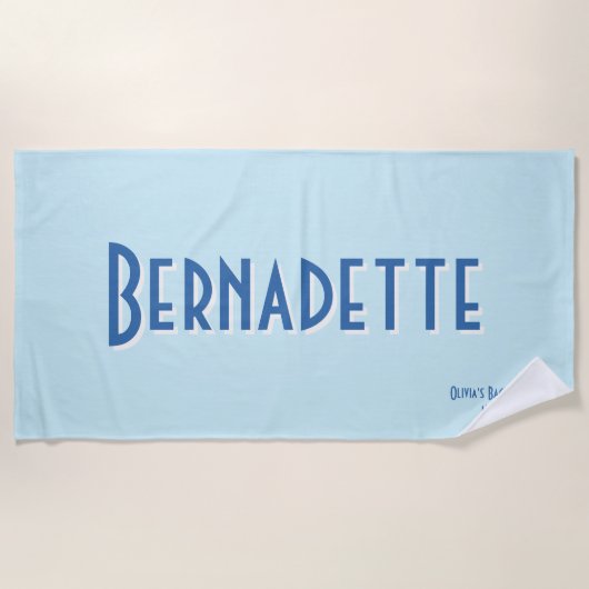 Serviette De Plage City Chic Bachelorette (Devant)