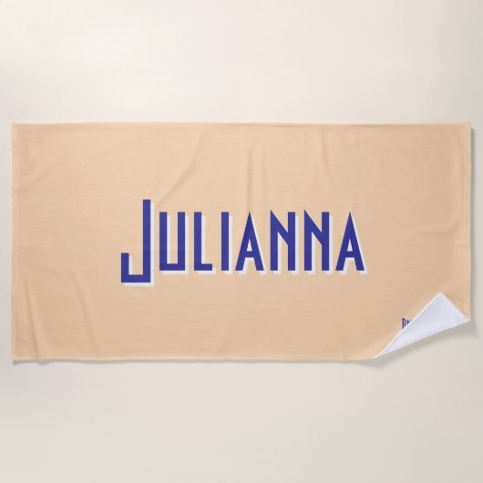 Serviette De Plage City Chic Pale Orange Voyage de femme de chambre (Devant)