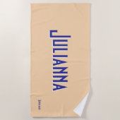 Serviette De Plage City Chic Pale Orange Voyage de femme de chambre (Devant)