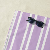 Serviette De Plage City Chic Purple Bridesmaitres rayées (En situation)