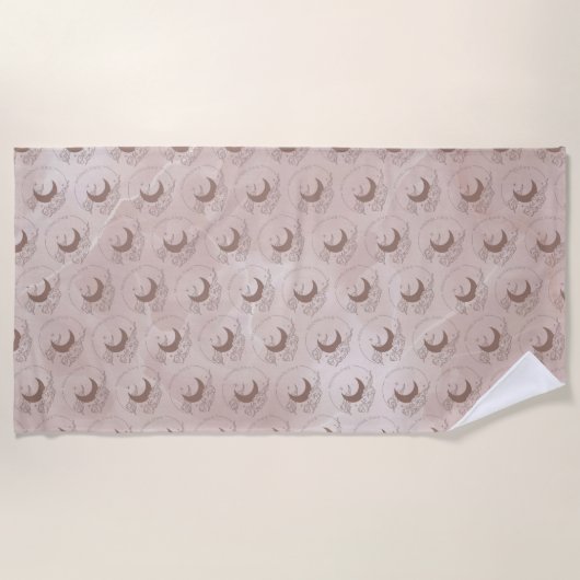 Serviette De Plage Clairs de lune (Devant)