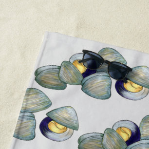 Serviette De Plage Clams Clambake Rhode Island Nouvelle-Angleterre