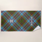 Serviette de plage Clan Anderson Tartan (Devant)