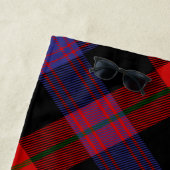 Serviette De Plage Clan Brown Tartan (En situation)
