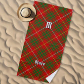Serviette De Plage Clan Bruce Tartan