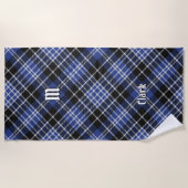 Serviette De Plage Clan Clark Tartan (Devant)