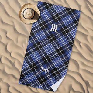 Serviette De Plage Clan Clark Tartan
