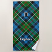 Serviette De Plage Clan Colquhoun Tartan (Devant)