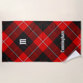 Serviette De Plage Clan Cunningham Tartan (Devant)