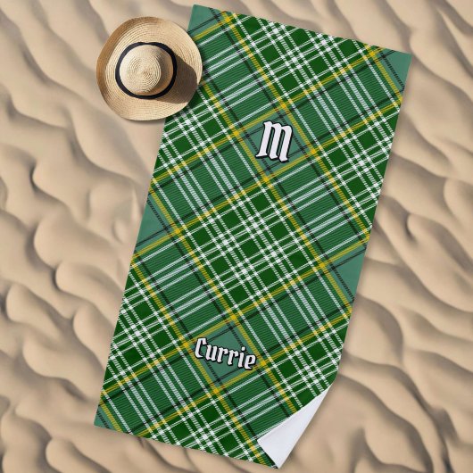 Serviette De Plage Clan Currie Tartan