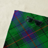 Serviette De Plage Clan Davidson Tartan (En situation)