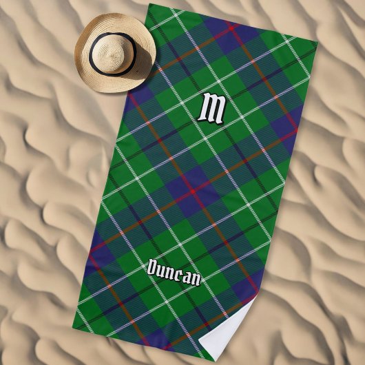 Serviette De Plage Clan Duncan Tartan