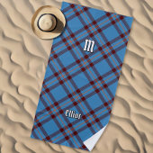 Serviette De Plage Clan Elliot Ancien Tartan Beach Towne