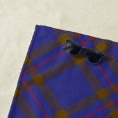 Serviette De Plage Clan Elliot moderne Tartan Beach Towne (En situation)