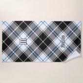 Serviette De Plage Clan Forbes robe Tartan (Devant)
