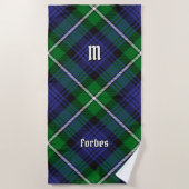 Serviette De Plage Clan Forbes Tartan (Devant)