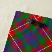 Serviette De Plage Clan Fraser de Lovat Tartan (En situation)