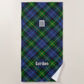 Serviette de plage Clan Gordon Tartan (Devant)