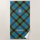 Serviette De Plage Clan Guthrie Tartan (Devant)
