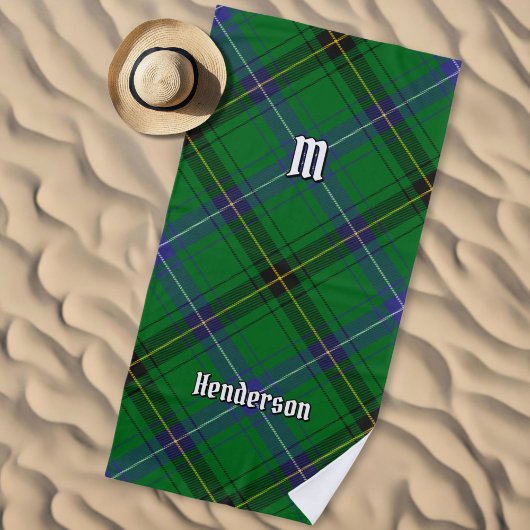 Serviette De Plage Clan Henderson Tartan