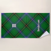 Serviette De Plage Clan Henderson Tartan (Devant)