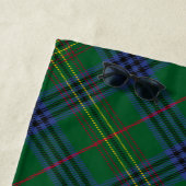 Serviette De Plage Clan Kennedy Tartan (En situation)