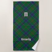 Serviette De Plage Clan Kennedy Tartan (Devant)