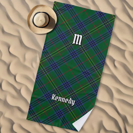 Serviette De Plage Clan Kennedy Tartan
