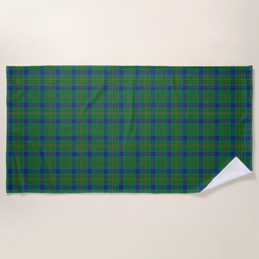 Serviette De Plage Clan Kennedy Tartan, des habitués écossais (Devant)