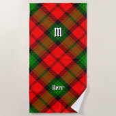 Serviette De Plage Clan Kerr Tartan (Devant)