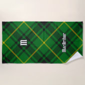 Serviette De Plage Clan MacArthur Tartan (Devant)