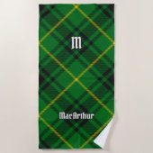 Serviette De Plage Clan MacArthur Tartan (Devant)