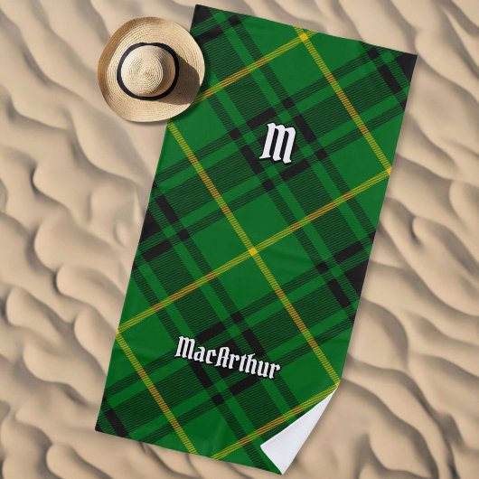 Serviette De Plage Clan MacArthur Tartan