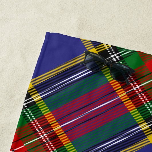 Serviette De Plage Clan MacBeth Tartan Beach Towel (En situation)