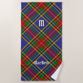 Serviette De Plage Clan MacBeth Tartan Beach Towel (Devant)