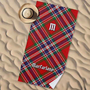Serviette De Plage Clan MacFarlane Red Tartan