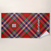 Serviette De Plage Clan MacFarlane Red Tartan (Devant)