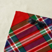 Serviette De Plage Clan MacFarlane Red Tartan (En situation)