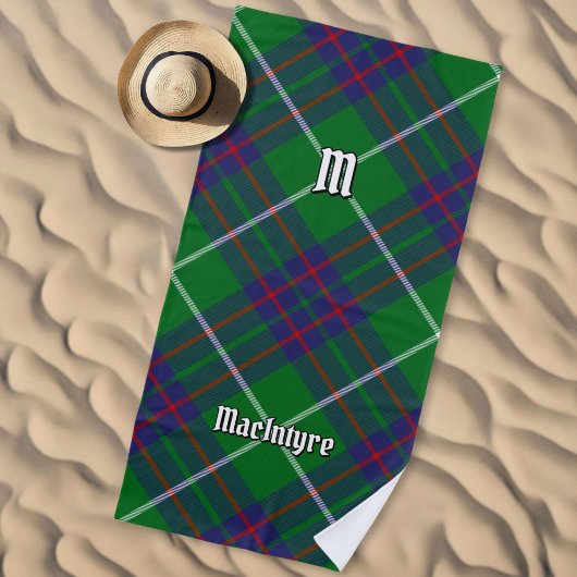 Serviette De Plage Clan MacIntyre Chasse Tartan Beach Towel
