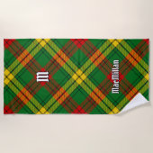 Serviette De Plage Clan MacMillan Tartan (Devant)