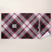 Serviette De Plage Clan MacPherson Chasse Tartan Beach Towel (Devant)