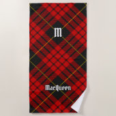 Serviette De Plage Clan MacQueen Tartan (Devant)