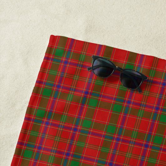 Serviette De Plage Clan Munro Tartan, un groupe d'étudiants écossais (En situation)