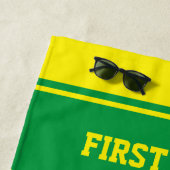 Serviette De Plage Classe de fin d'études secondaires de 2025 nom sup (En situation)